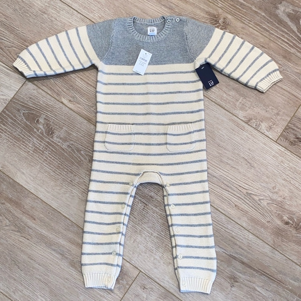 NWT Baby Gap Sweater Onesie 18-24 Months